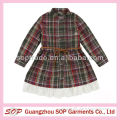 Fashion design small girls fall clothing long sleeve kids beautiful model dresses